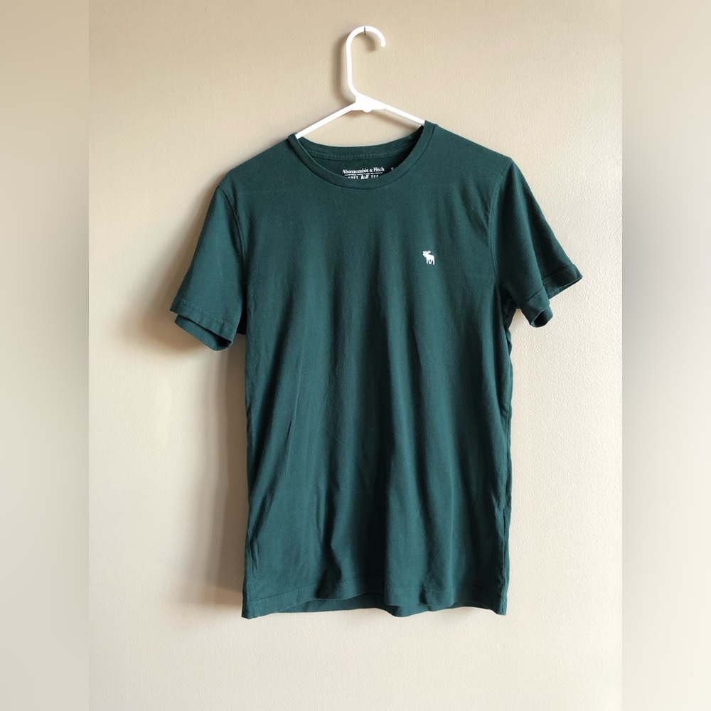 Abercrombie & Finch Men’s Soft A&F Tee Cotton Forest Green Size Small